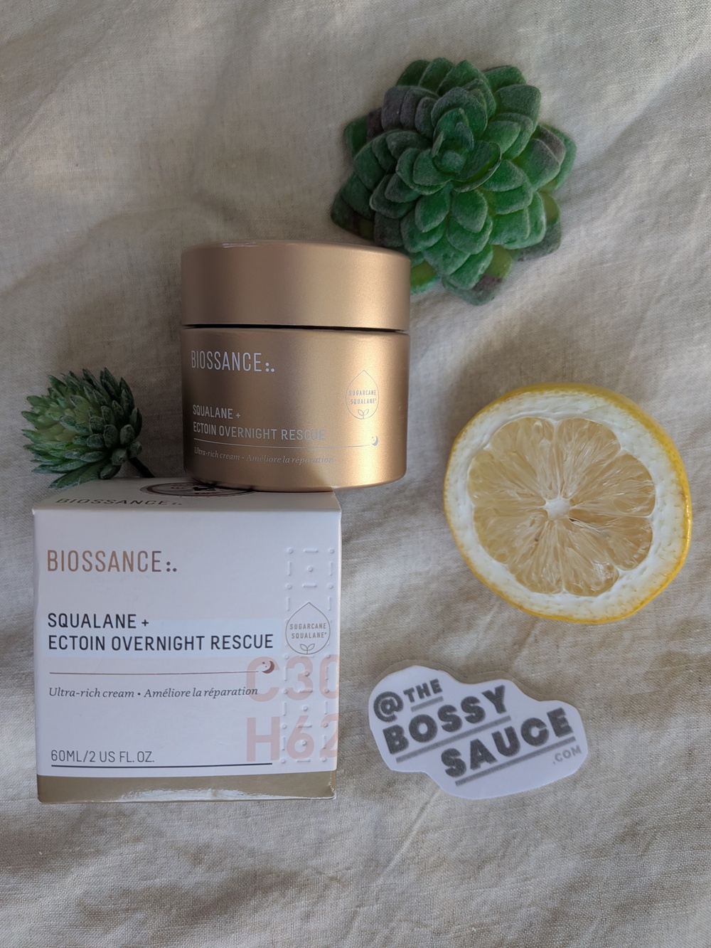 Biossance Squalane + Ectoin Overnight Rescue NWT 50 ML